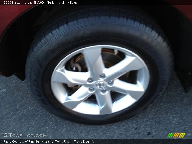 Merlot Metallic / Beige 2009 Nissan Murano SL AWD