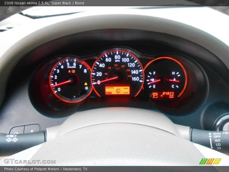 Super Black / Blond 2008 Nissan Altima 2.5 SL