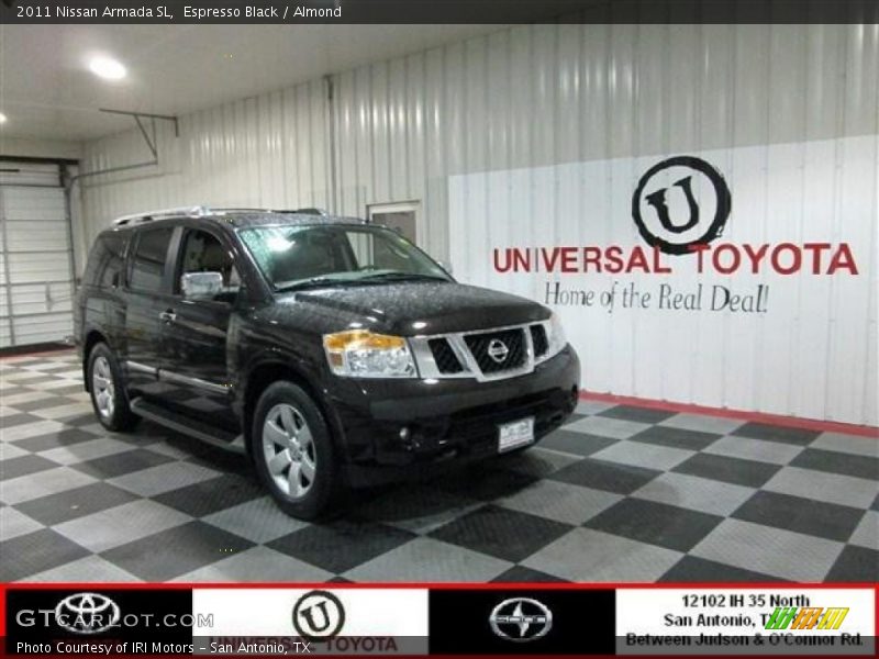 Espresso Black / Almond 2011 Nissan Armada SL