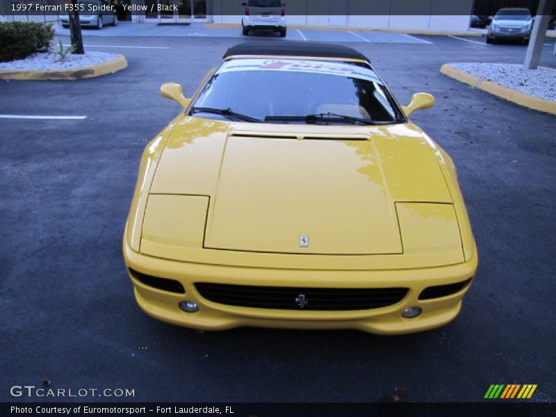 Yellow / Black 1997 Ferrari F355 Spider
