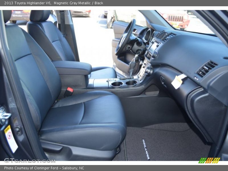 Magnetic Gray Metallic / Black 2013 Toyota Highlander V6