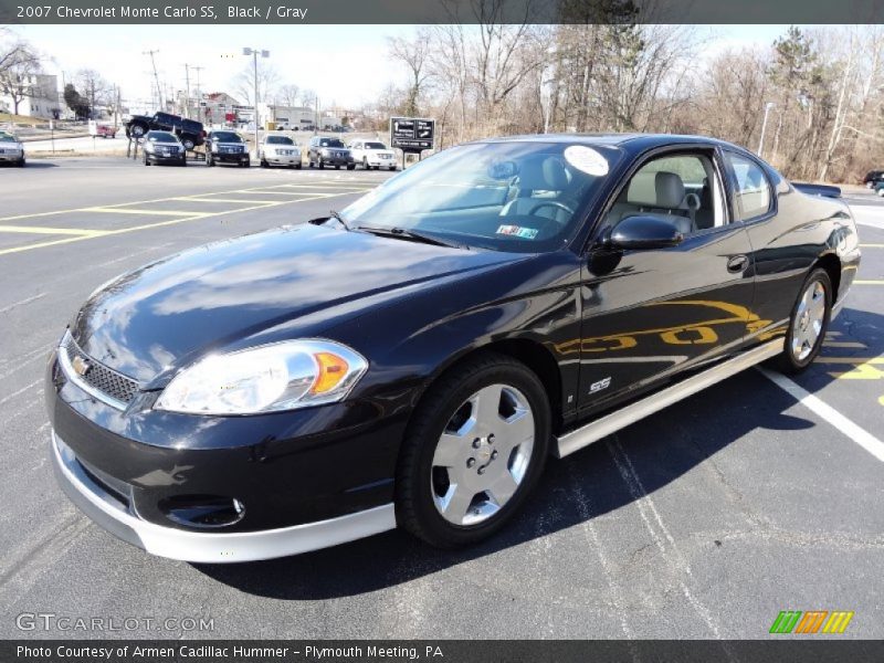 Black / Gray 2007 Chevrolet Monte Carlo SS
