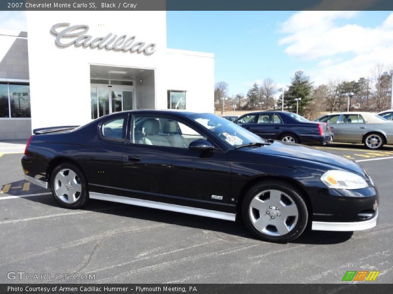 Black / Gray 2007 Chevrolet Monte Carlo SS