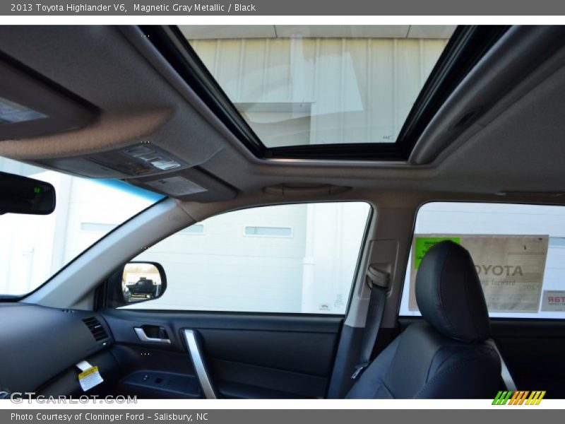 Magnetic Gray Metallic / Black 2013 Toyota Highlander V6