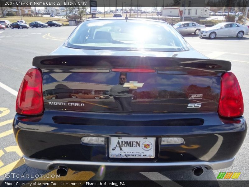 Black / Gray 2007 Chevrolet Monte Carlo SS
