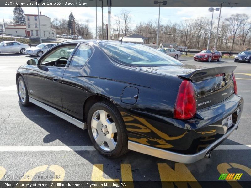 Black / Gray 2007 Chevrolet Monte Carlo SS