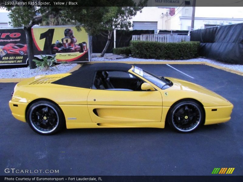 Yellow / Black 1997 Ferrari F355 Spider