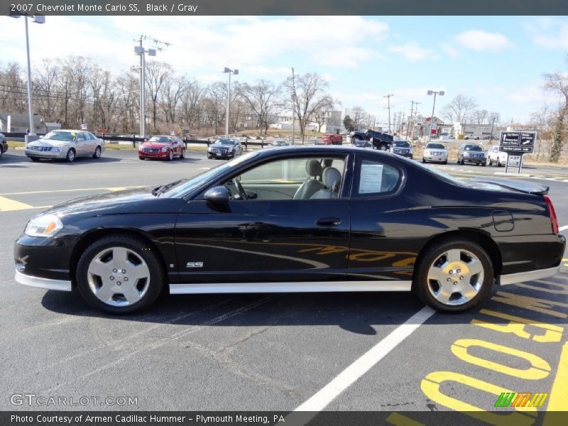 Black / Gray 2007 Chevrolet Monte Carlo SS