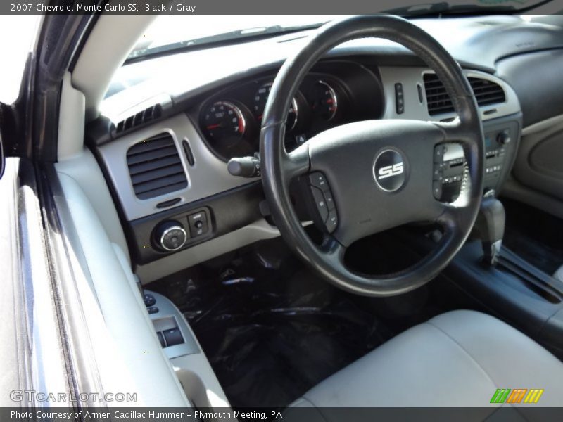 Black / Gray 2007 Chevrolet Monte Carlo SS