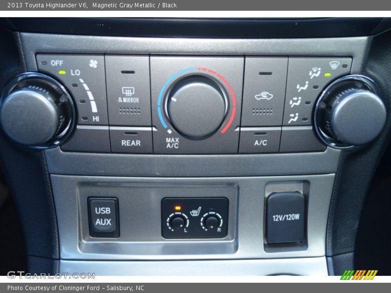 Controls of 2013 Highlander V6