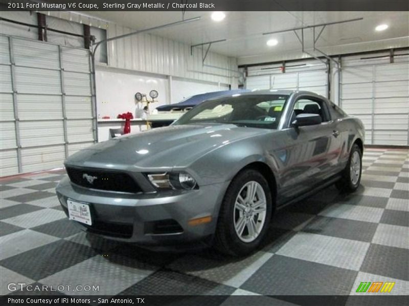Sterling Gray Metallic / Charcoal Black 2011 Ford Mustang V6 Coupe