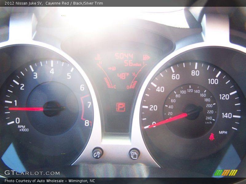 Cayenne Red / Black/Silver Trim 2012 Nissan Juke SV
