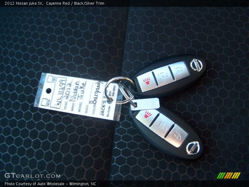 Cayenne Red / Black/Silver Trim 2012 Nissan Juke SV