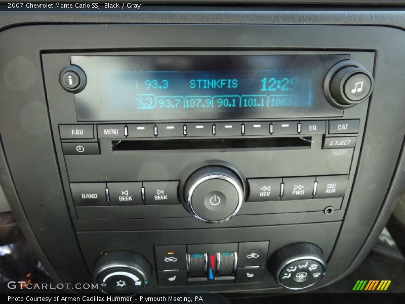 Black / Gray 2007 Chevrolet Monte Carlo SS