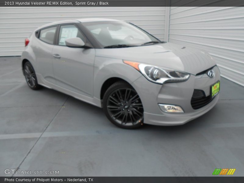 Sprint Gray / Black 2013 Hyundai Veloster RE:MIX Edition