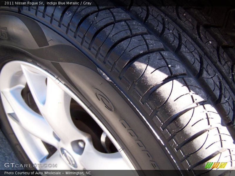Indigo Blue Metallic / Gray 2011 Nissan Rogue SV