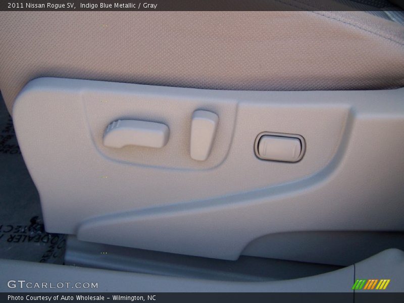 Indigo Blue Metallic / Gray 2011 Nissan Rogue SV