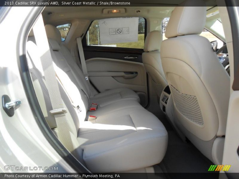 Silver Coast Metallic / Shale/Brownstone 2013 Cadillac SRX Luxury AWD