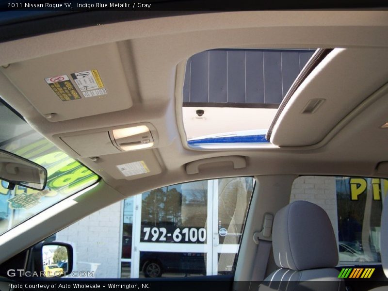 Indigo Blue Metallic / Gray 2011 Nissan Rogue SV