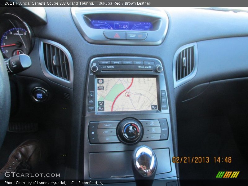 Tsukuba Red / Brown Leather 2011 Hyundai Genesis Coupe 3.8 Grand Touring