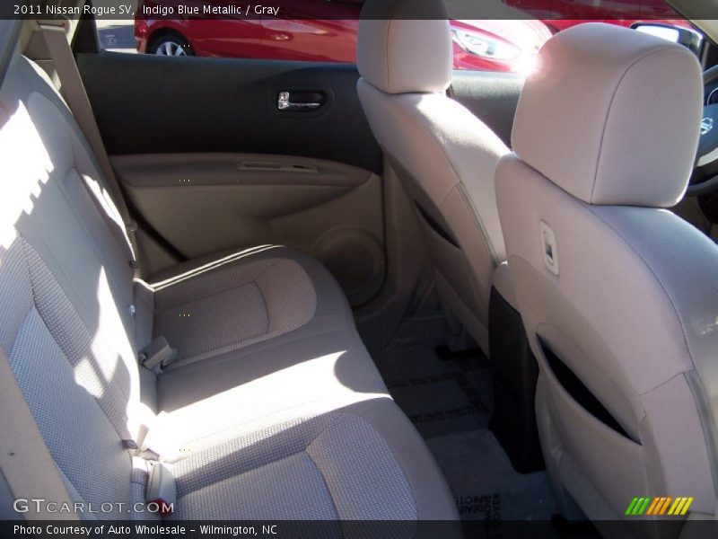 Indigo Blue Metallic / Gray 2011 Nissan Rogue SV