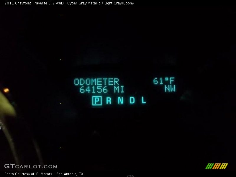 Cyber Gray Metallic / Light Gray/Ebony 2011 Chevrolet Traverse LTZ AWD