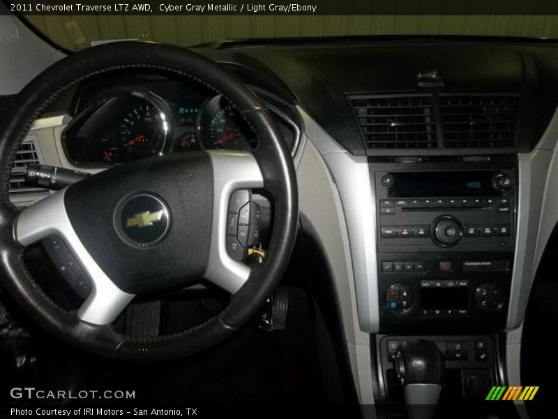 Cyber Gray Metallic / Light Gray/Ebony 2011 Chevrolet Traverse LTZ AWD