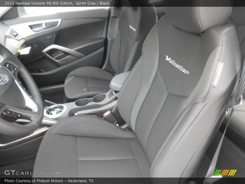 Front Seat of 2013 Veloster RE:MIX Edition