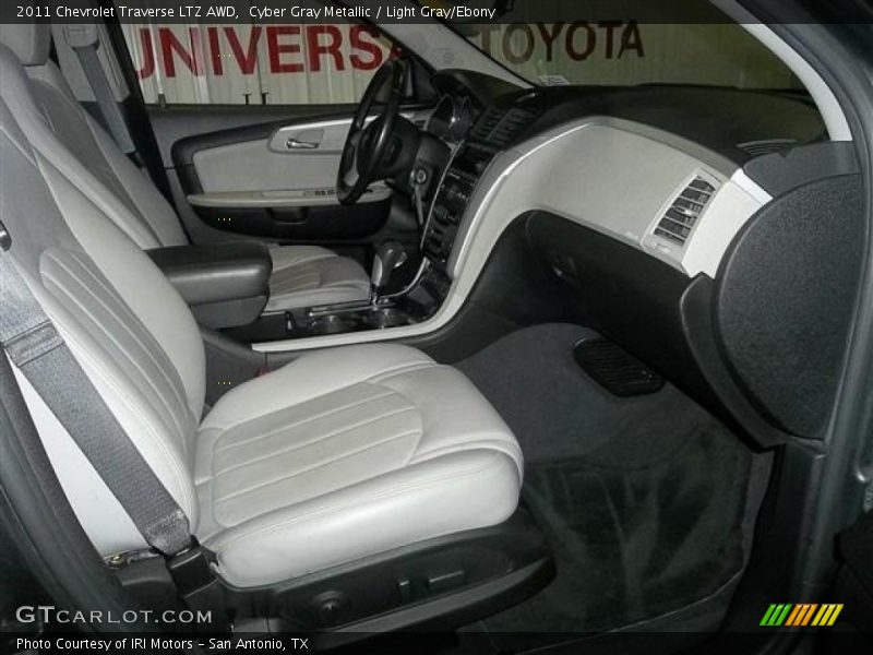 Cyber Gray Metallic / Light Gray/Ebony 2011 Chevrolet Traverse LTZ AWD