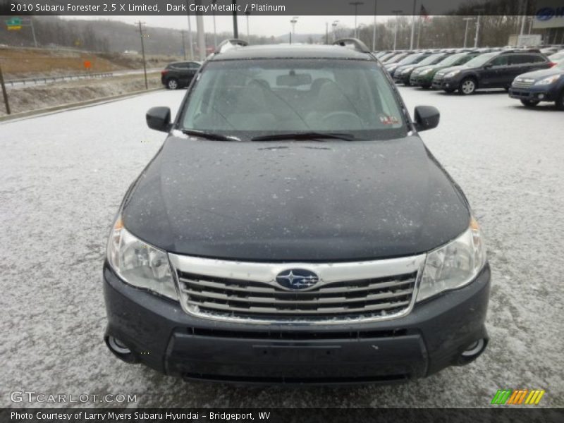 Dark Gray Metallic / Platinum 2010 Subaru Forester 2.5 X Limited