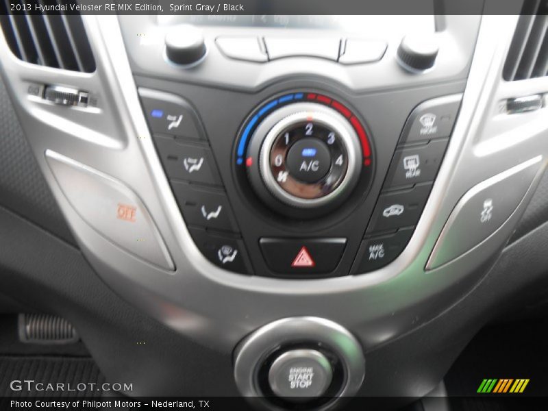 Controls of 2013 Veloster RE:MIX Edition