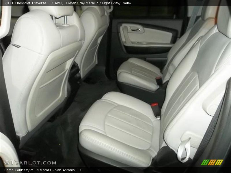Cyber Gray Metallic / Light Gray/Ebony 2011 Chevrolet Traverse LTZ AWD