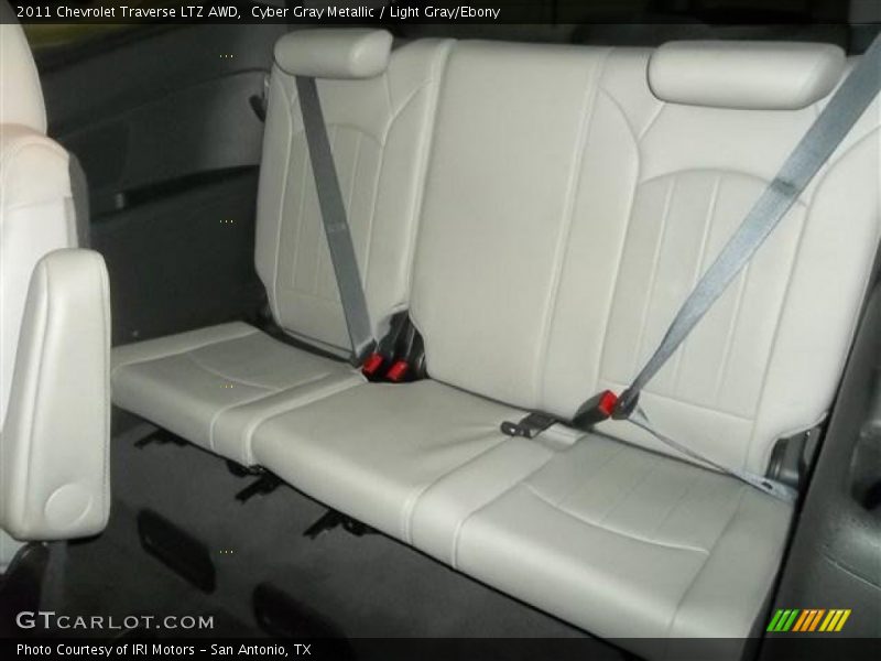Cyber Gray Metallic / Light Gray/Ebony 2011 Chevrolet Traverse LTZ AWD