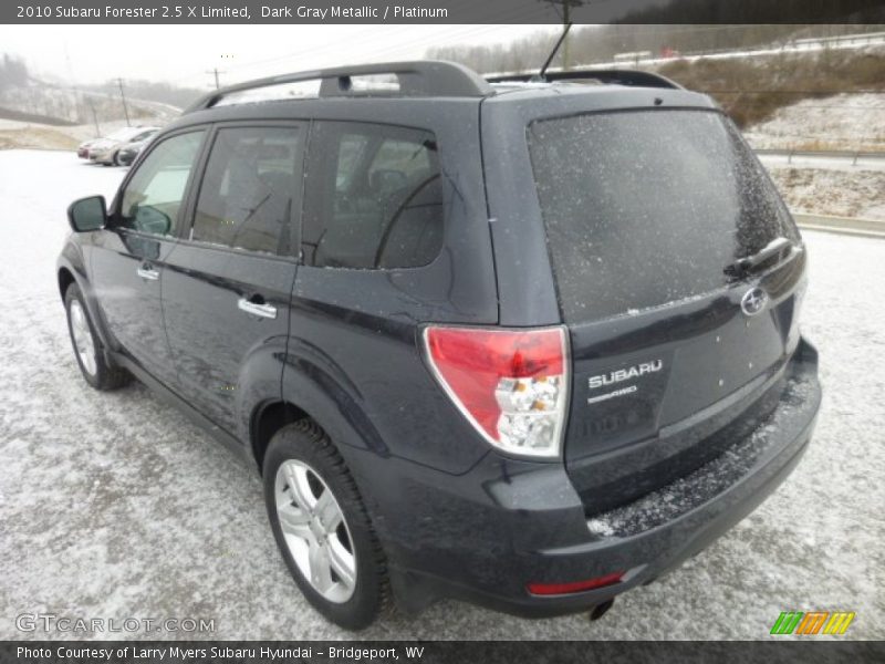 Dark Gray Metallic / Platinum 2010 Subaru Forester 2.5 X Limited