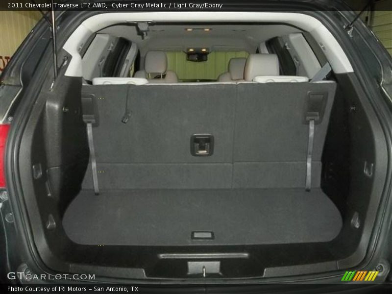 Cyber Gray Metallic / Light Gray/Ebony 2011 Chevrolet Traverse LTZ AWD
