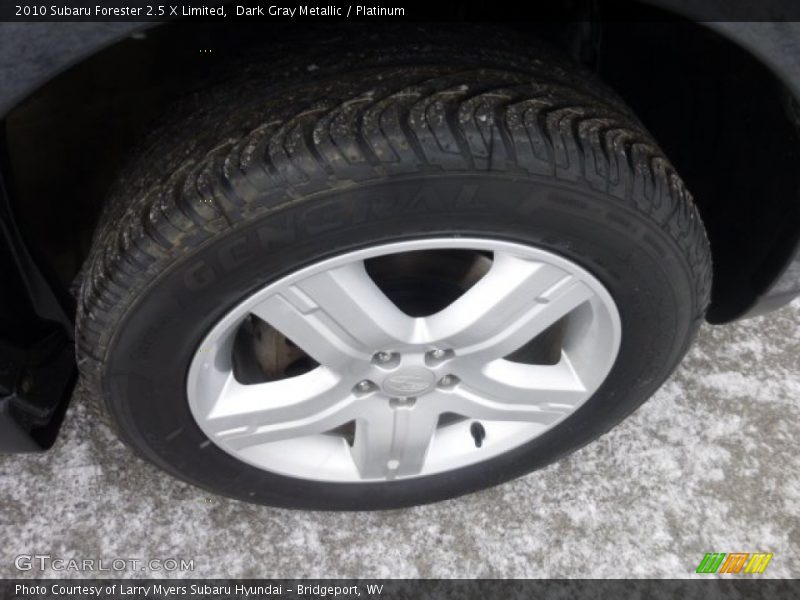 Dark Gray Metallic / Platinum 2010 Subaru Forester 2.5 X Limited