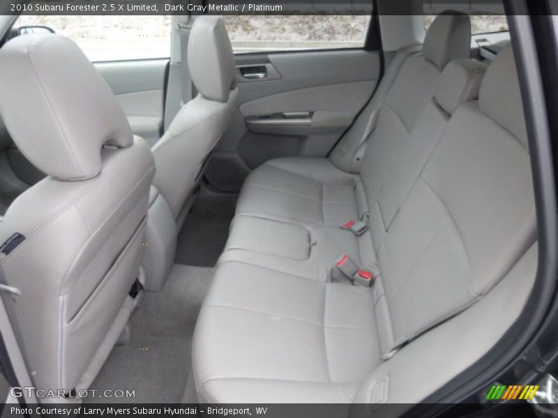 Rear Seat of 2010 Forester 2.5 X Limited