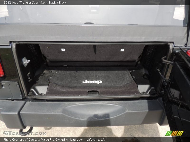 Black / Black 2012 Jeep Wrangler Sport 4x4