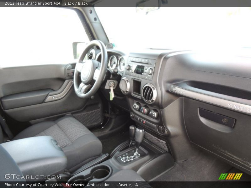 Black / Black 2012 Jeep Wrangler Sport 4x4