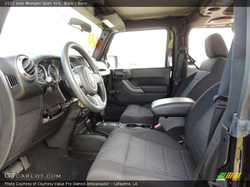 Black / Black 2012 Jeep Wrangler Sport 4x4