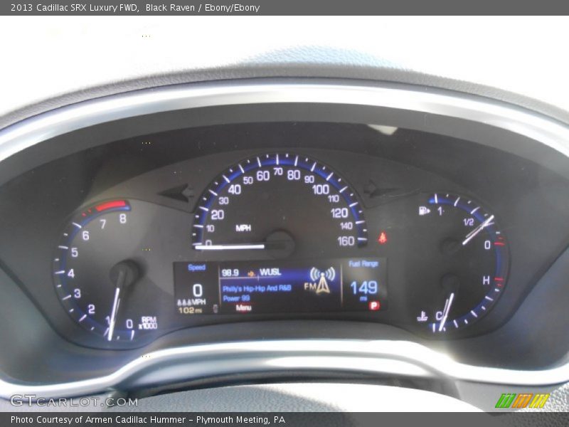 Black Raven / Ebony/Ebony 2013 Cadillac SRX Luxury FWD