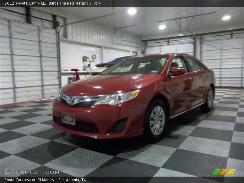 Barcelona Red Metallic / Ivory 2012 Toyota Camry LE