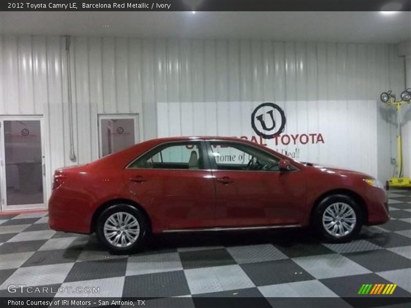 Barcelona Red Metallic / Ivory 2012 Toyota Camry LE
