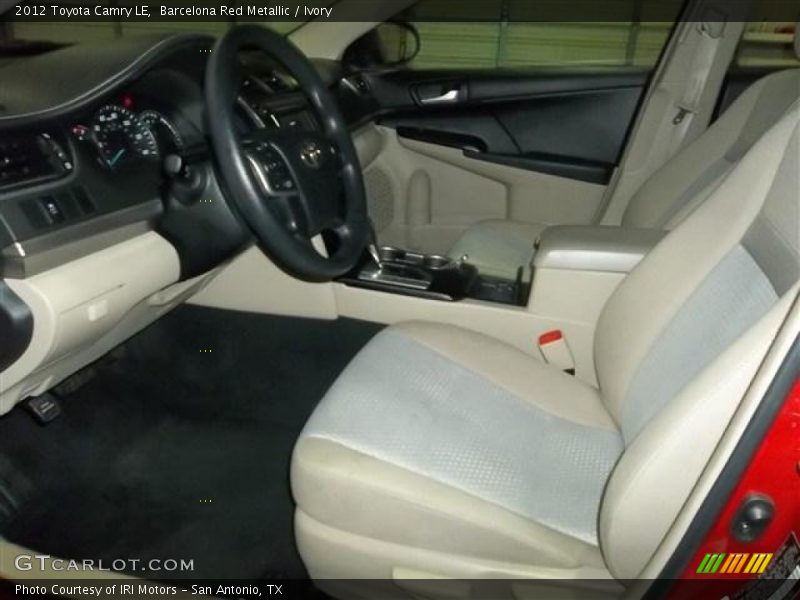 Barcelona Red Metallic / Ivory 2012 Toyota Camry LE