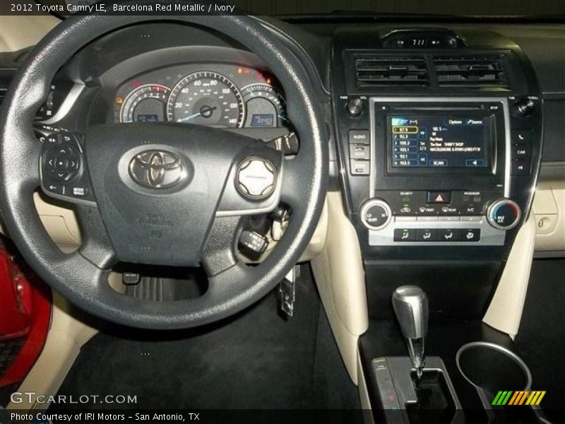 Barcelona Red Metallic / Ivory 2012 Toyota Camry LE