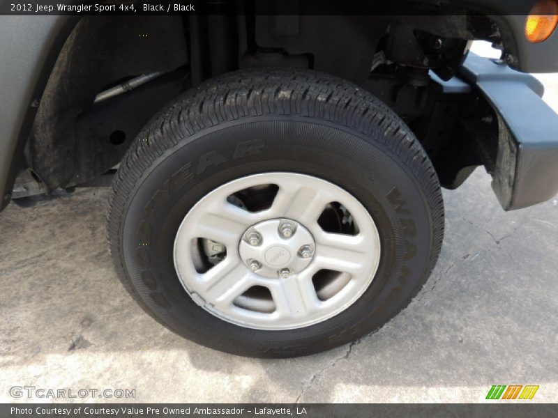 Black / Black 2012 Jeep Wrangler Sport 4x4