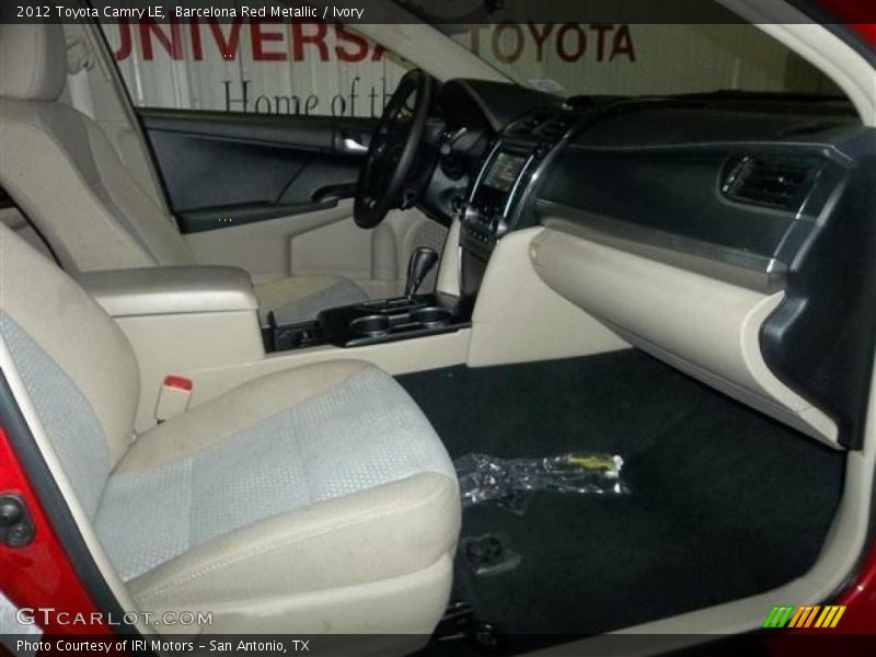Barcelona Red Metallic / Ivory 2012 Toyota Camry LE