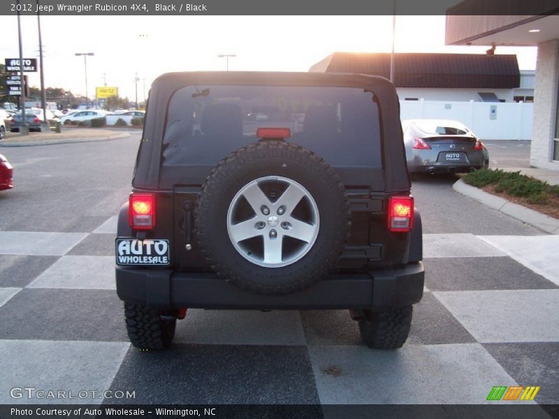 Black / Black 2012 Jeep Wrangler Rubicon 4X4