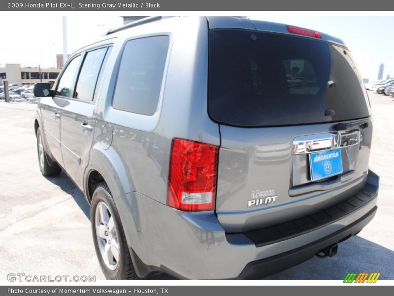 Sterling Gray Metallic / Black 2009 Honda Pilot EX-L