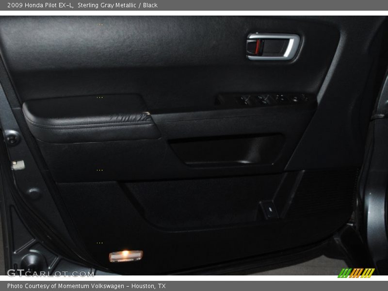 Sterling Gray Metallic / Black 2009 Honda Pilot EX-L